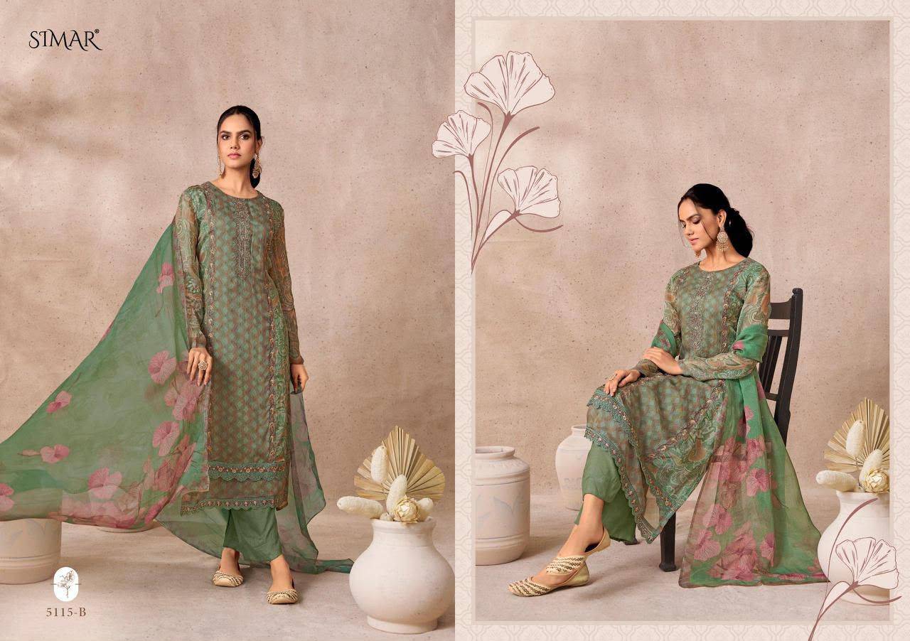 Morni By Simar 1551 Series Indian Traditional Wear Pure Viscose dresses At Wholesale Price